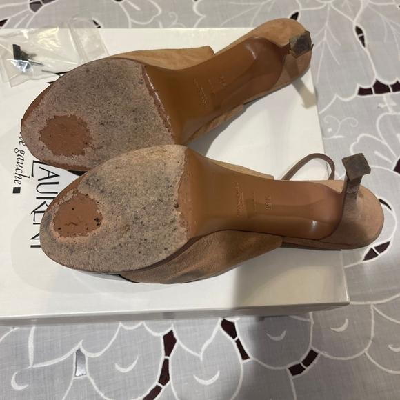 Saint Laurent, size 40 Brown leather and Camel suede - Picture 6 of 11